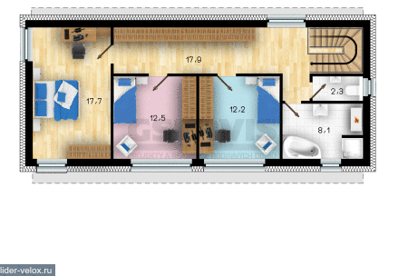 GS PASIV 1 план 2 этажа